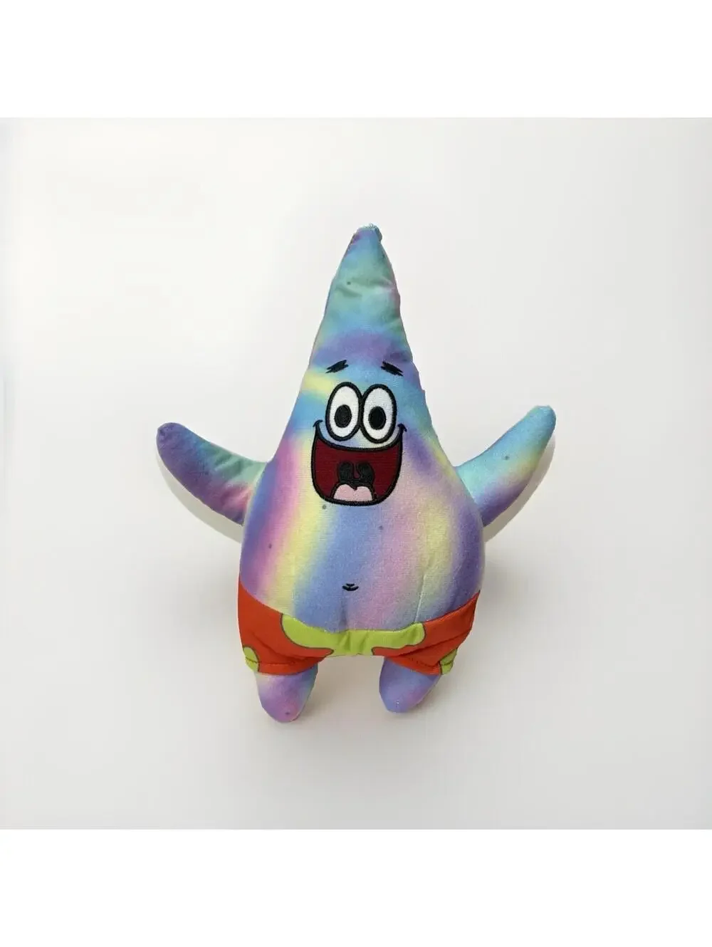 Patrick Star Tie Dye Plush: Spongebob Cartoon Toy Stuffed Soft Plush GUC